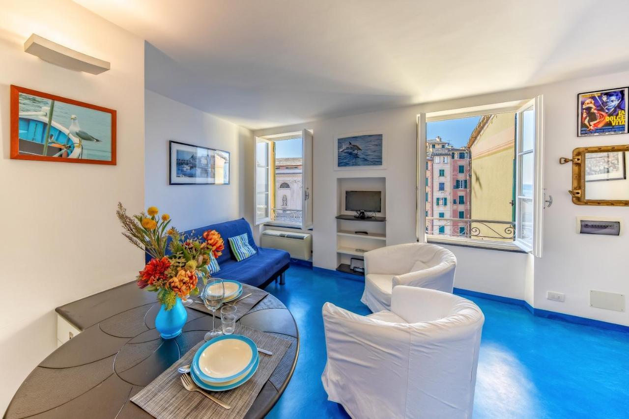 Apartamento Casa Marina Relax Con Vista Sul Mare Camogli Exterior foto