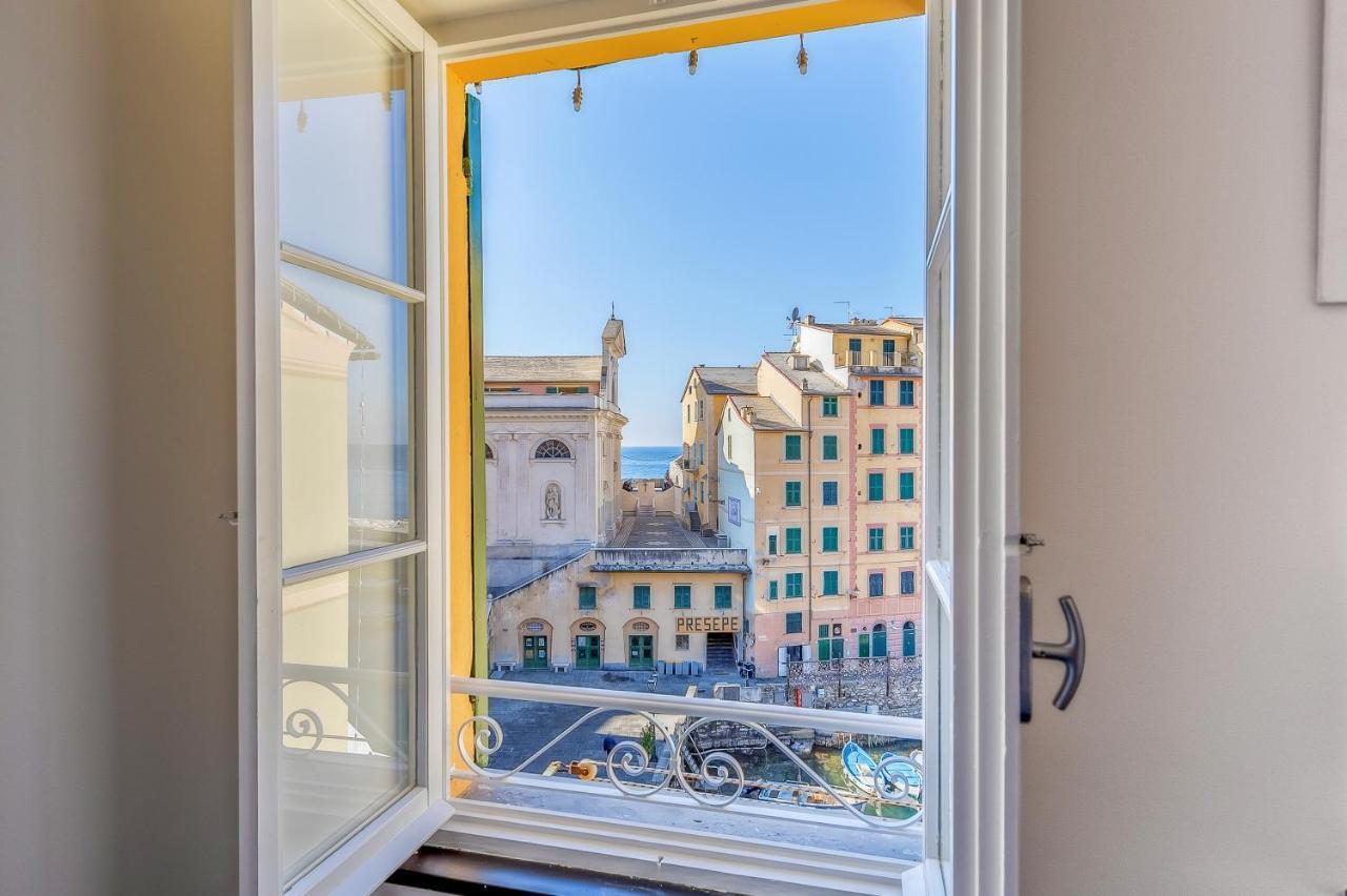 Apartamento Casa Marina Relax Con Vista Sul Mare Camogli Exterior foto