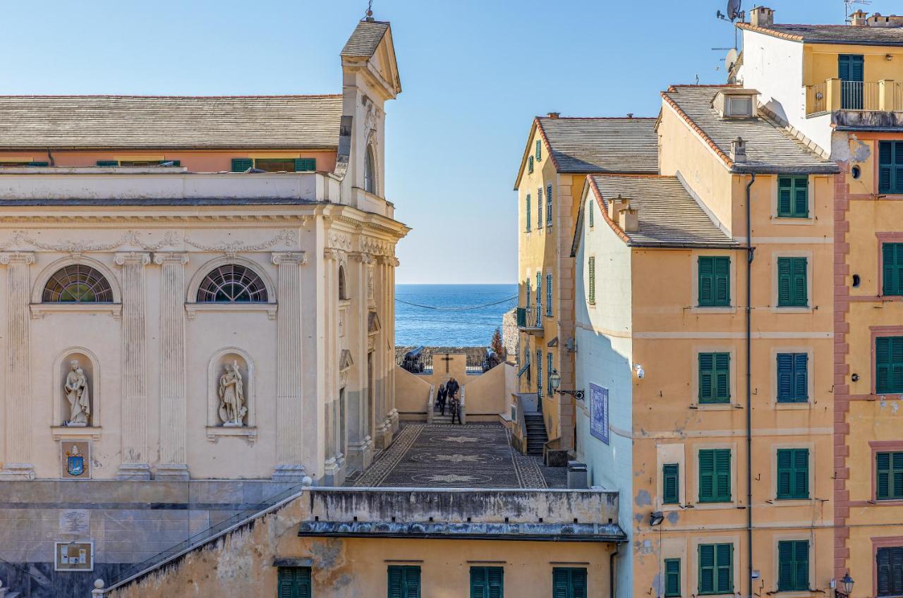 Apartamento Casa Marina Relax Con Vista Sul Mare Camogli Exterior foto