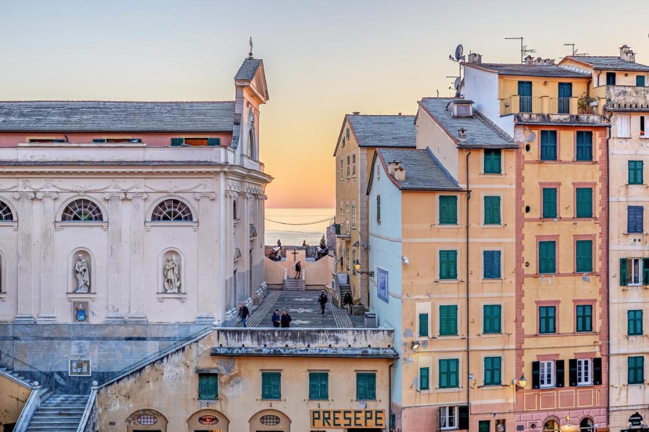 Apartamento Casa Marina Relax Con Vista Sul Mare Camogli Exterior foto