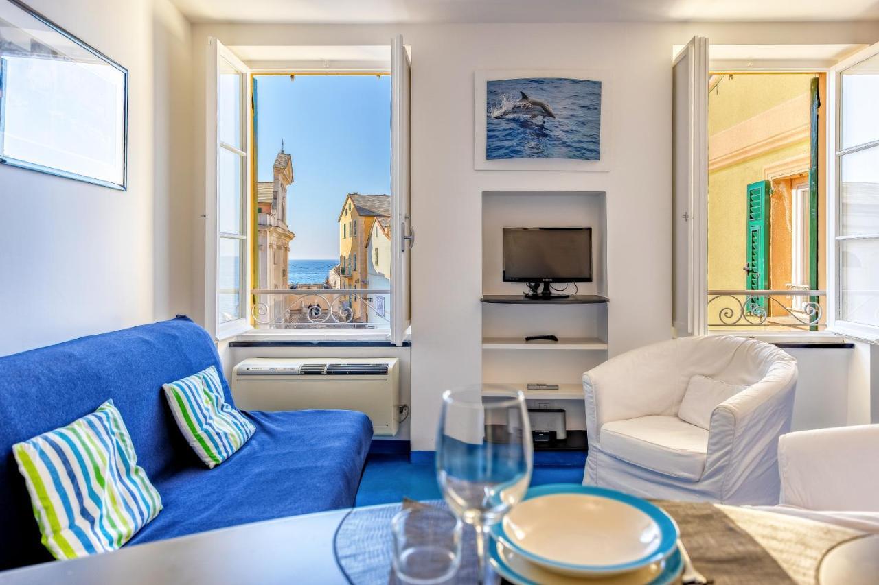 Apartamento Casa Marina Relax Con Vista Sul Mare Camogli Exterior foto