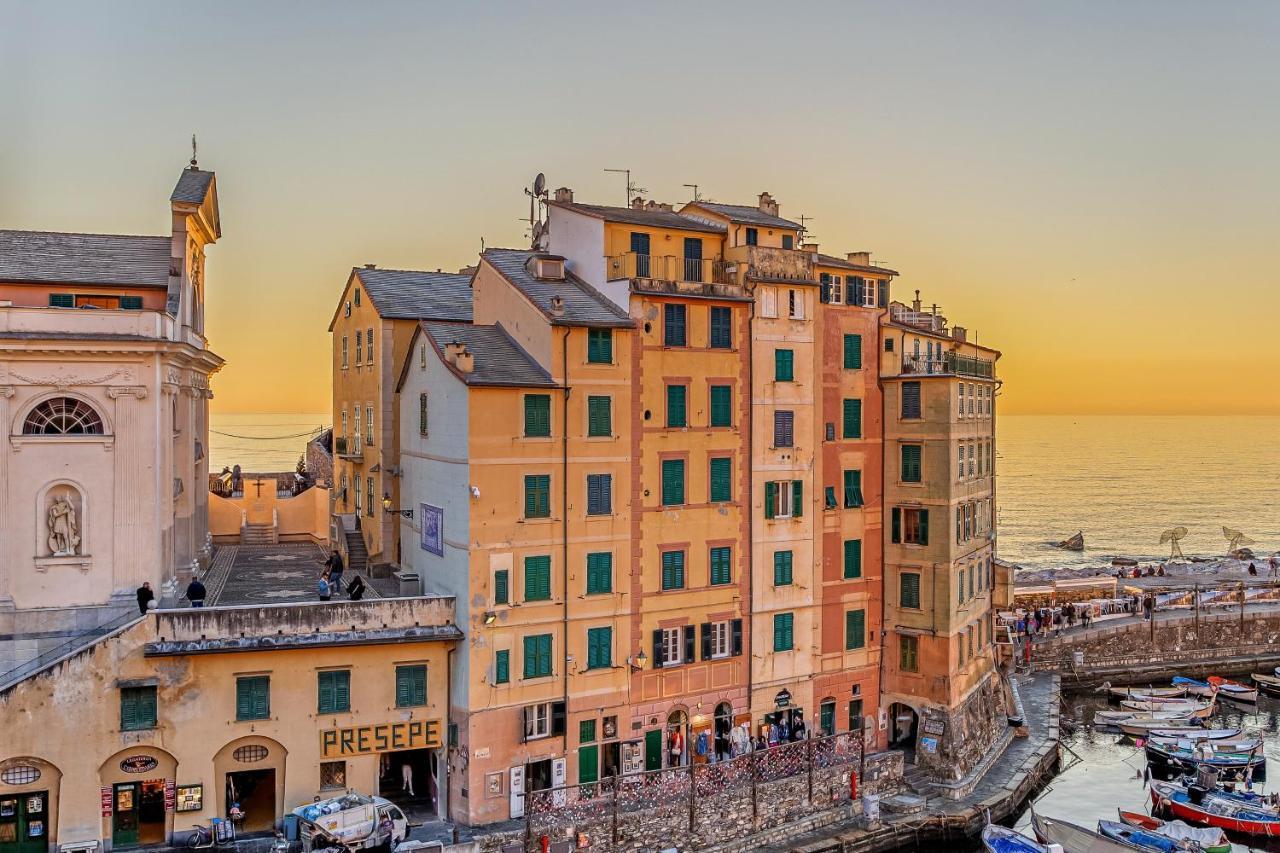 Apartamento Casa Marina Relax Con Vista Sul Mare Camogli Exterior foto