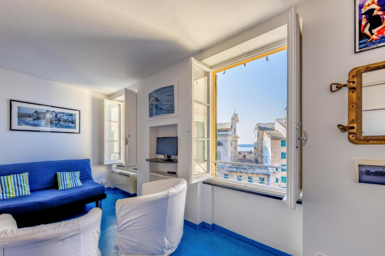 Apartamento Casa Marina Relax Con Vista Sul Mare Camogli Exterior foto
