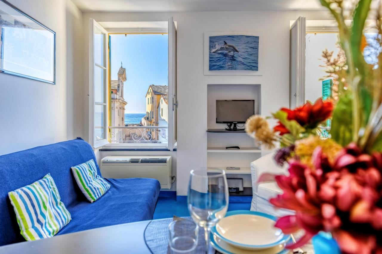 Apartamento Casa Marina Relax Con Vista Sul Mare Camogli Exterior foto